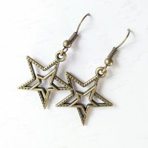 Bronze Star Earrings